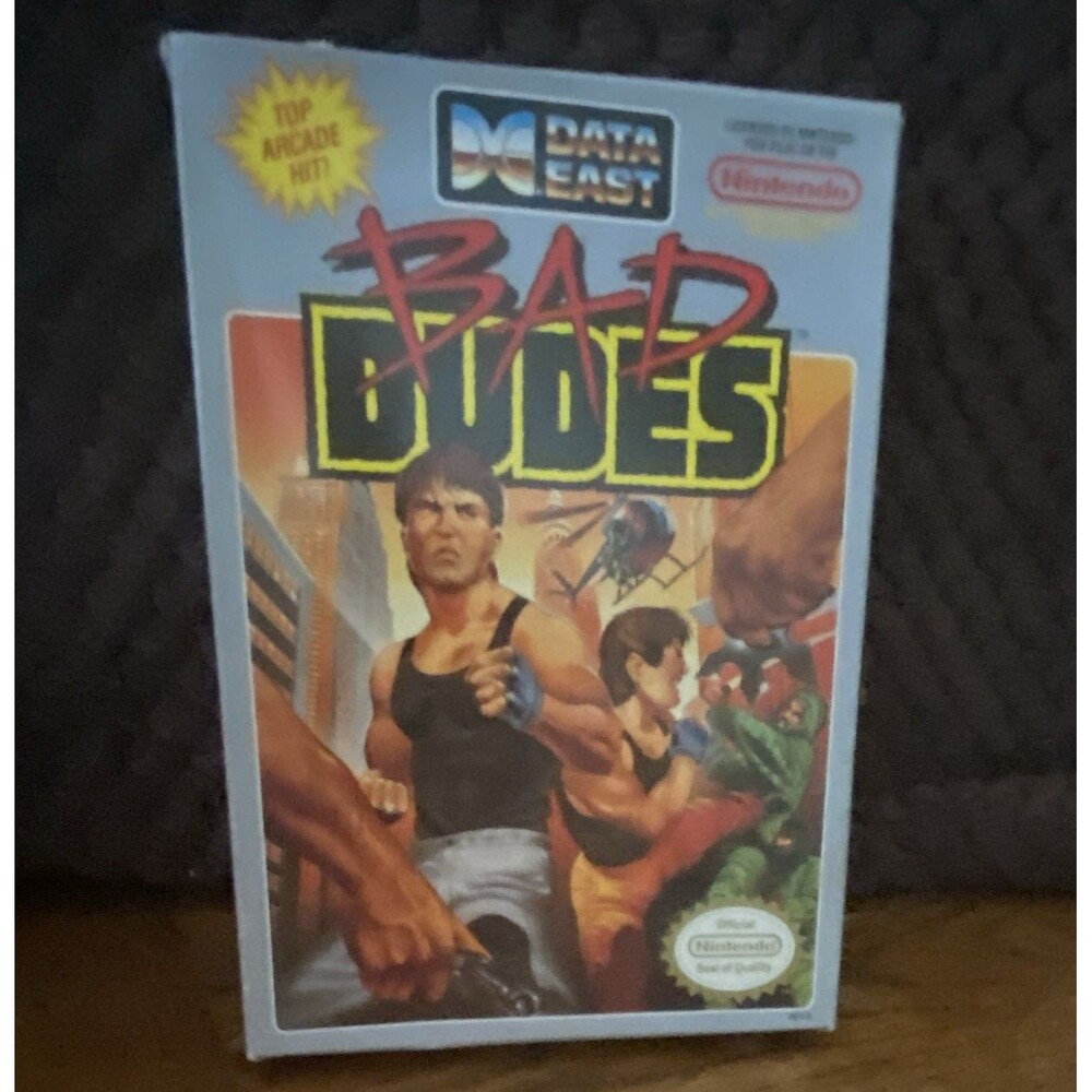 Nintendo NES Bad Dudes Original Box Only- No Game is Included